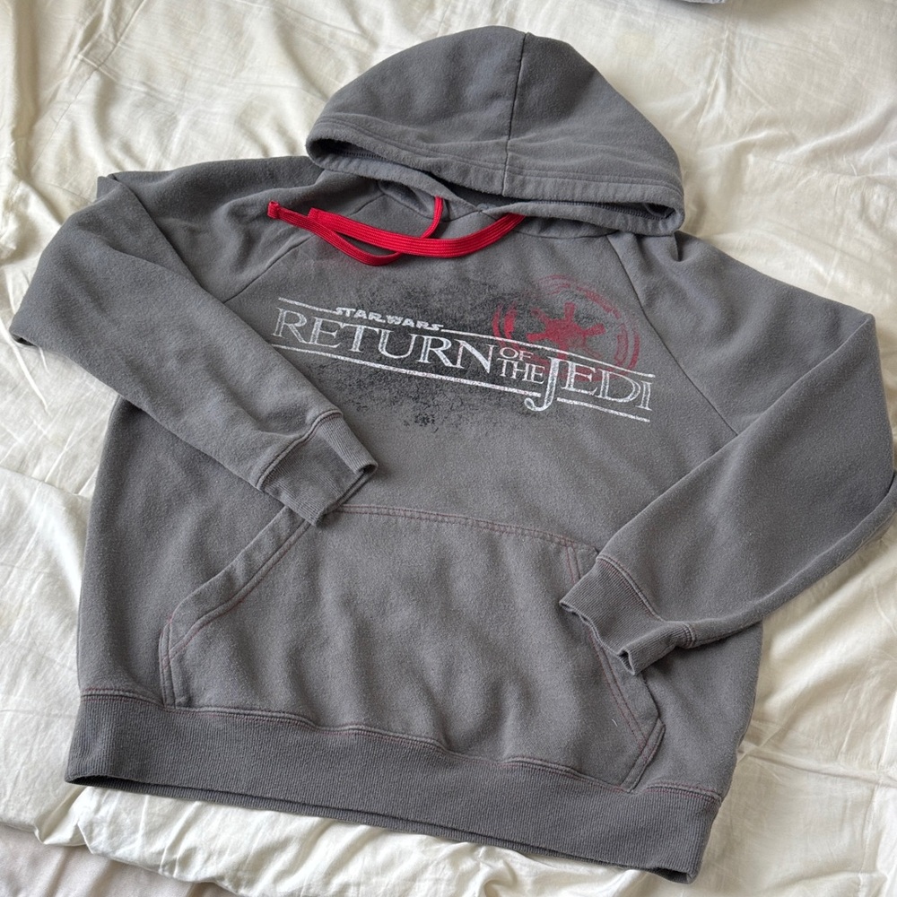 Star Wars Dark Gray and Red Hoodie - Return of the Jedi